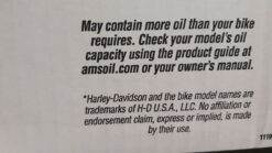 AMSOIL 20W-50 SYNTHETIC V-TWIN OIL CHANGE KIT - 4 QUARTS WITH BLACK FILTER - Image 3