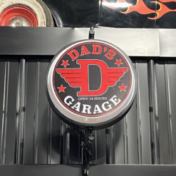 Spinning Light Up Sign