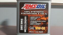 Alternative view of AMSOIL 10W-50 Synthetic Dirt Bike Oil