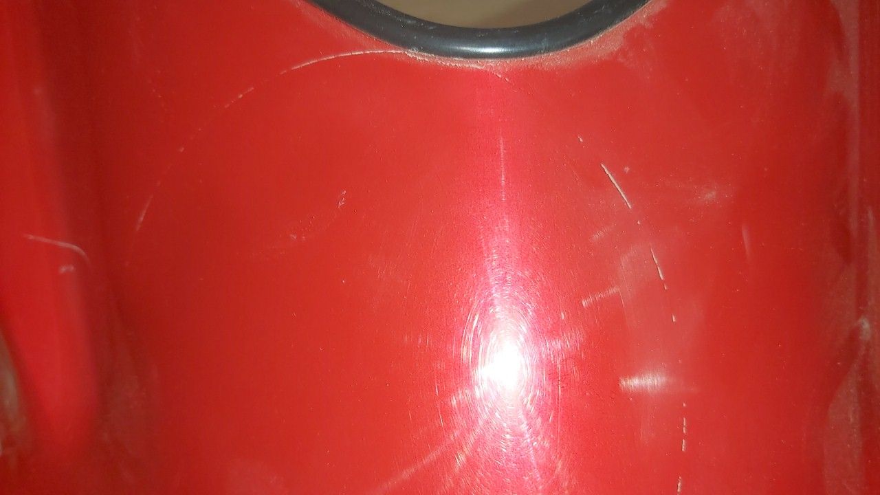 2014 & Up Yamaha Extreme Low Windshield Red - Image 3