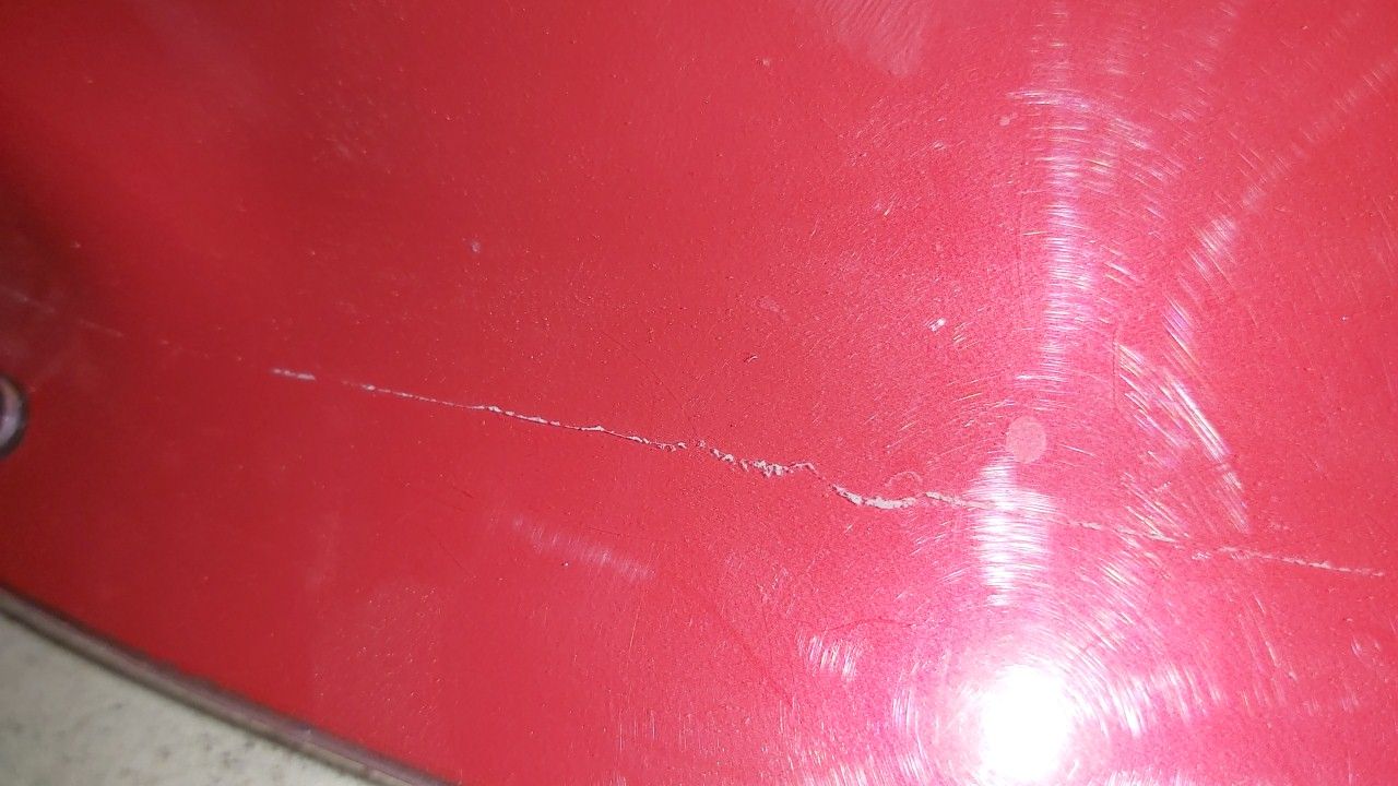 2014 & Up Yamaha Extreme Low Windshield Red - Image 2
