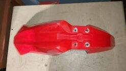 2009 Kawasaki KLX250S Front Fender Red - Image 3