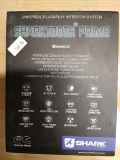 SHARKTOOTH PRIME BLUETOOTH INTERCOM (SHTOOTH2BLKTU)