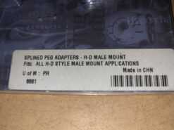 Alternative view of Kuryakn Male Mount Splinted Peg Adapter #8881