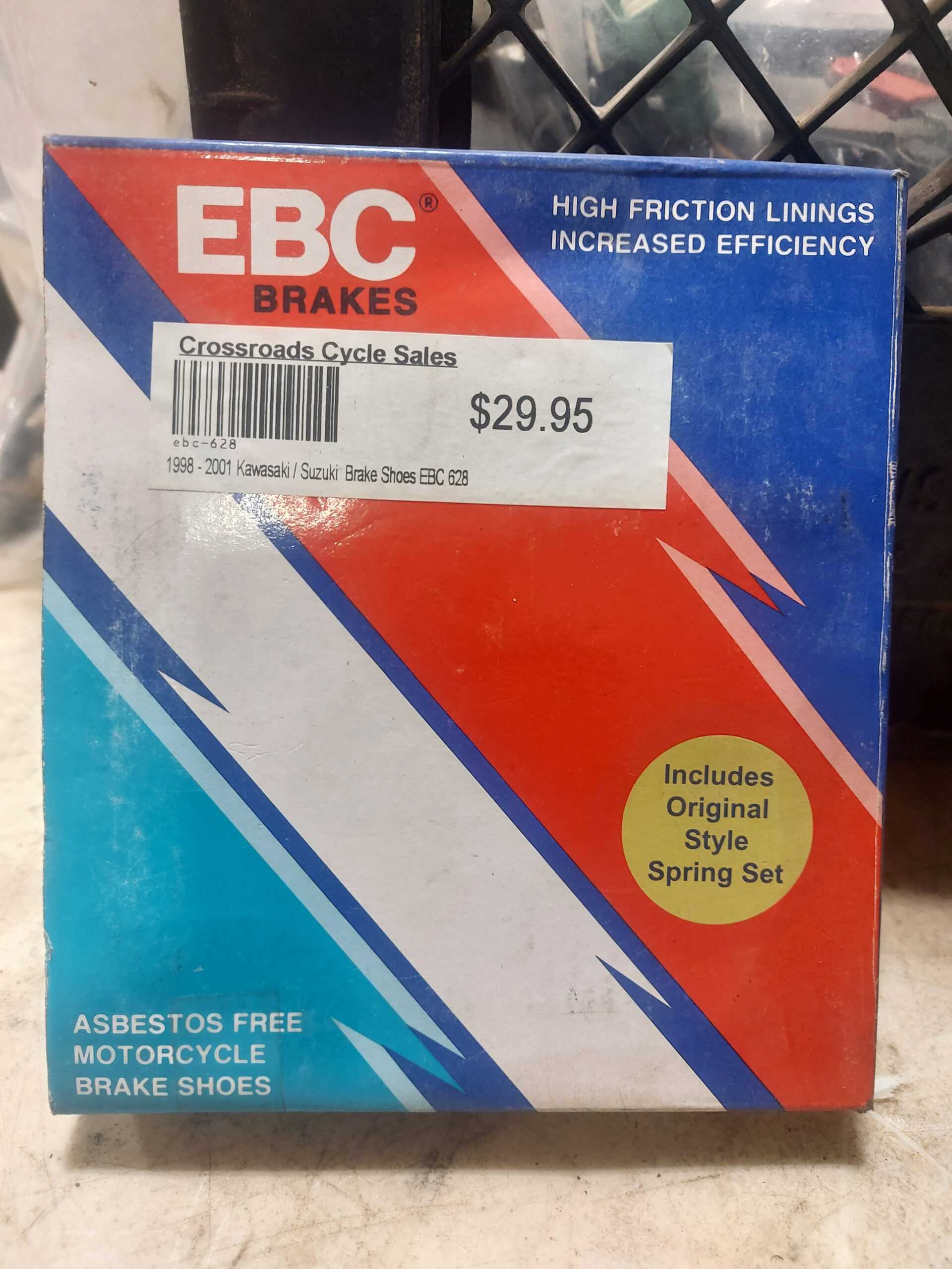 628 BRAKE SHOE SET EBC
