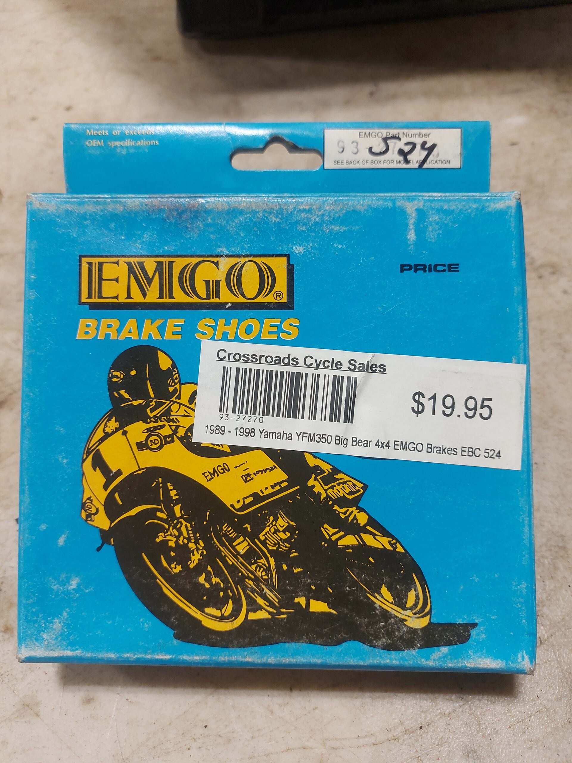 524 BRAKE SHOE SET EBC
