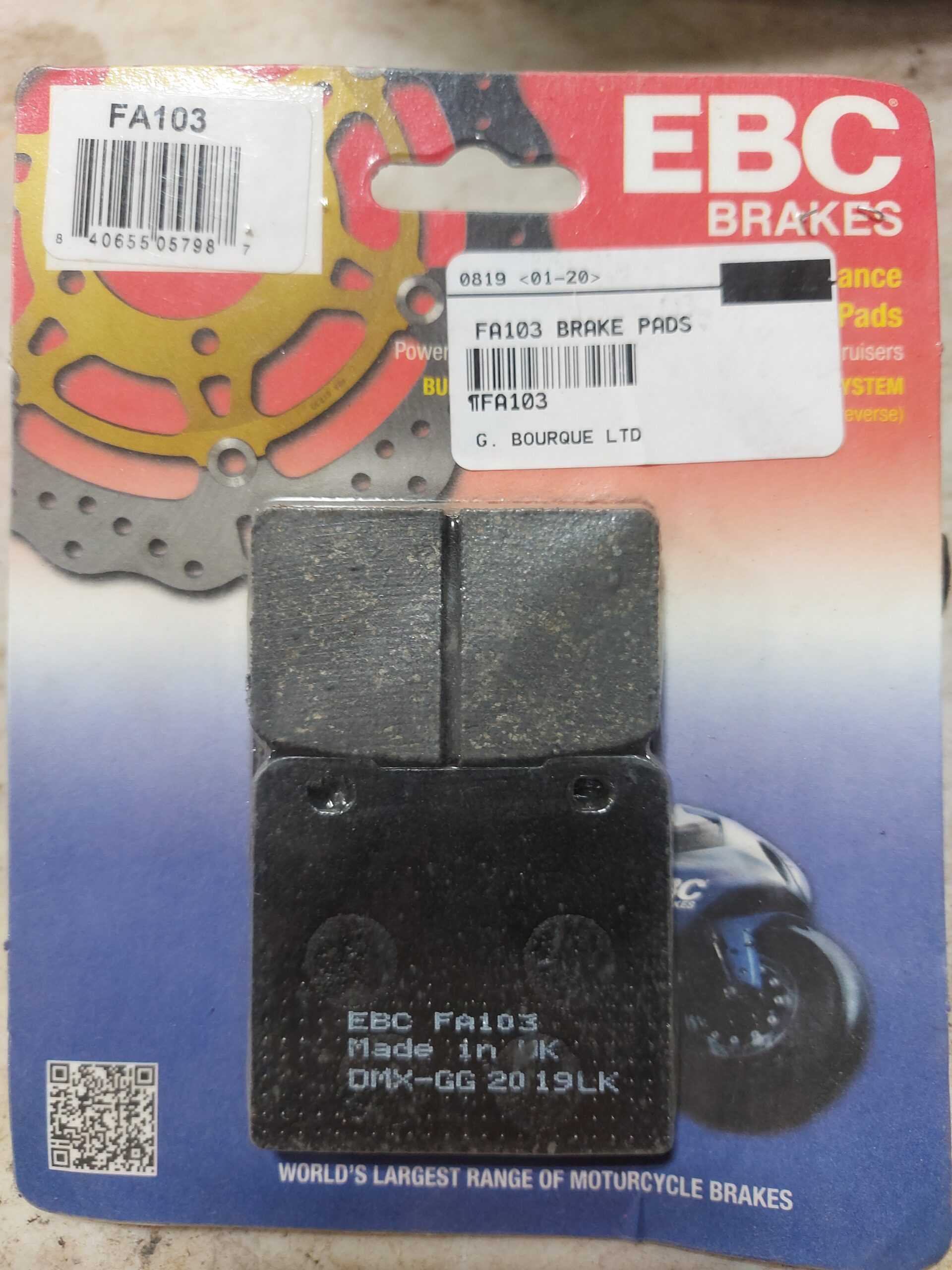 1984 – 2009 Suzuki Brake Pad Set