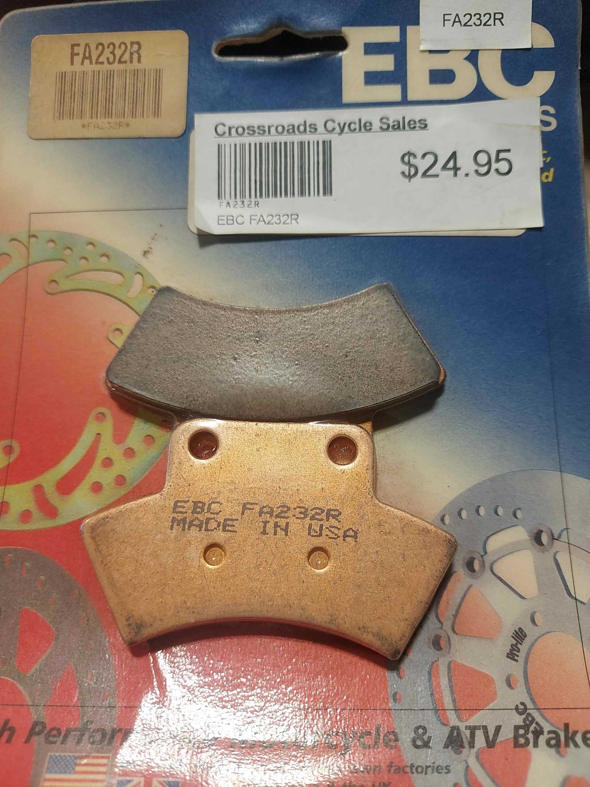 FA232R SINTERED SERIES BRAKE PAD SET