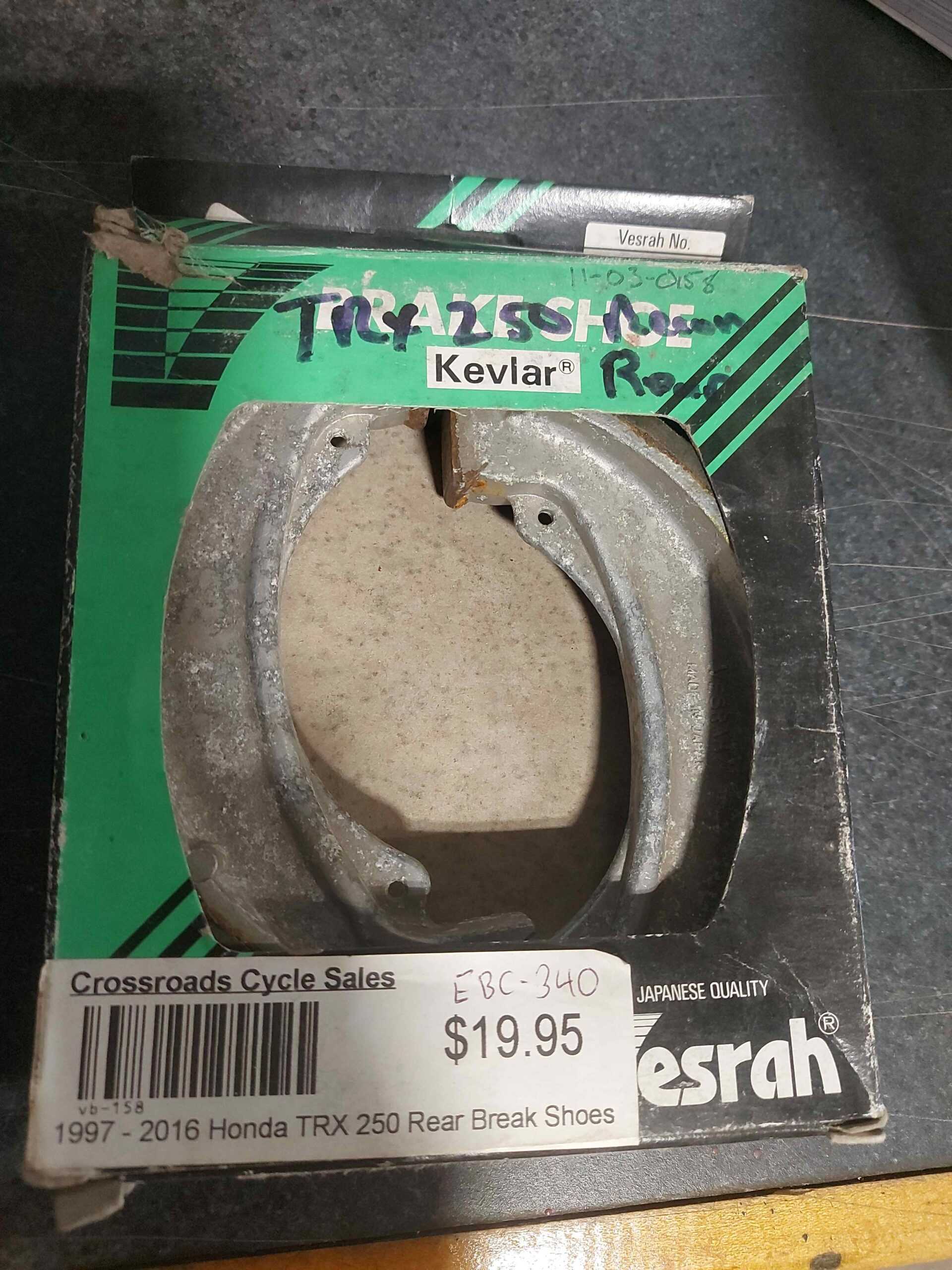 2001 - 2017 Honda / Kymco ATV Brake Shoe VB-158