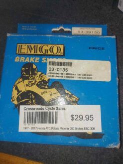 1977 – 2020 Honda ATC, Polaris Phoenix 200 Brake Shoes Emgo