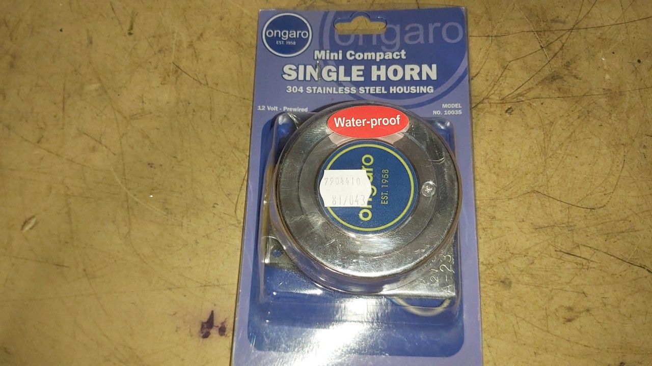 Ongaro Mini Compact Single Horn 12v # 10035 - Image 4