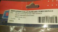 Kuryakyn Red Flat Style Turn Signal Lens - 4996 - Image 3