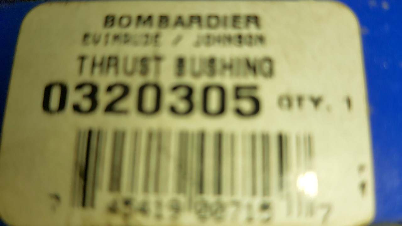 1975 - 1998 Evinrude Outboard 50,40,35 HP Thrust bushing - Image 2
