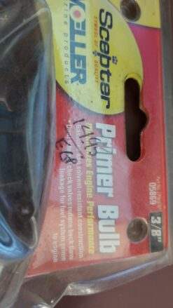 Alternative view of Scepter Moeller Primer Bulb 3/8" ID Fuel Line - # 05869
