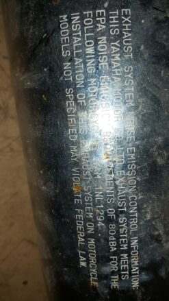 1986 - 1993 Yamaha VENTURE ROYAL  XVZ 1300 Muffler Left + Right - Image 6