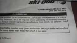 Ski-Doo OEM Snowmobile Summit/Renegade/REV Tunnel Cargo Storage Bag - Image 4