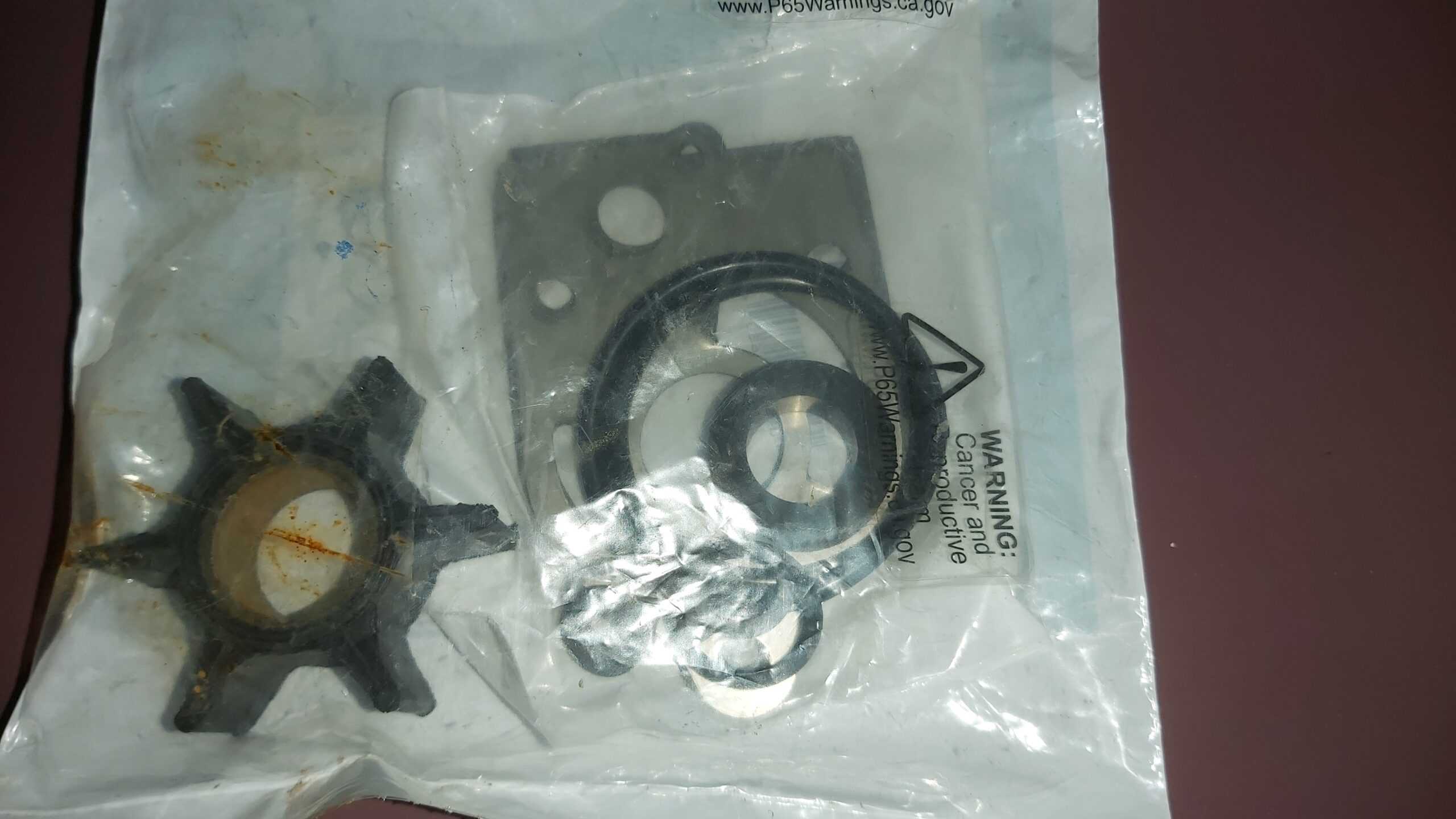 Impeller Kit for Mercury Marine Engines Sierra 18-3207 Impeller Kit Replaces 47-89983Q1 - Image 4