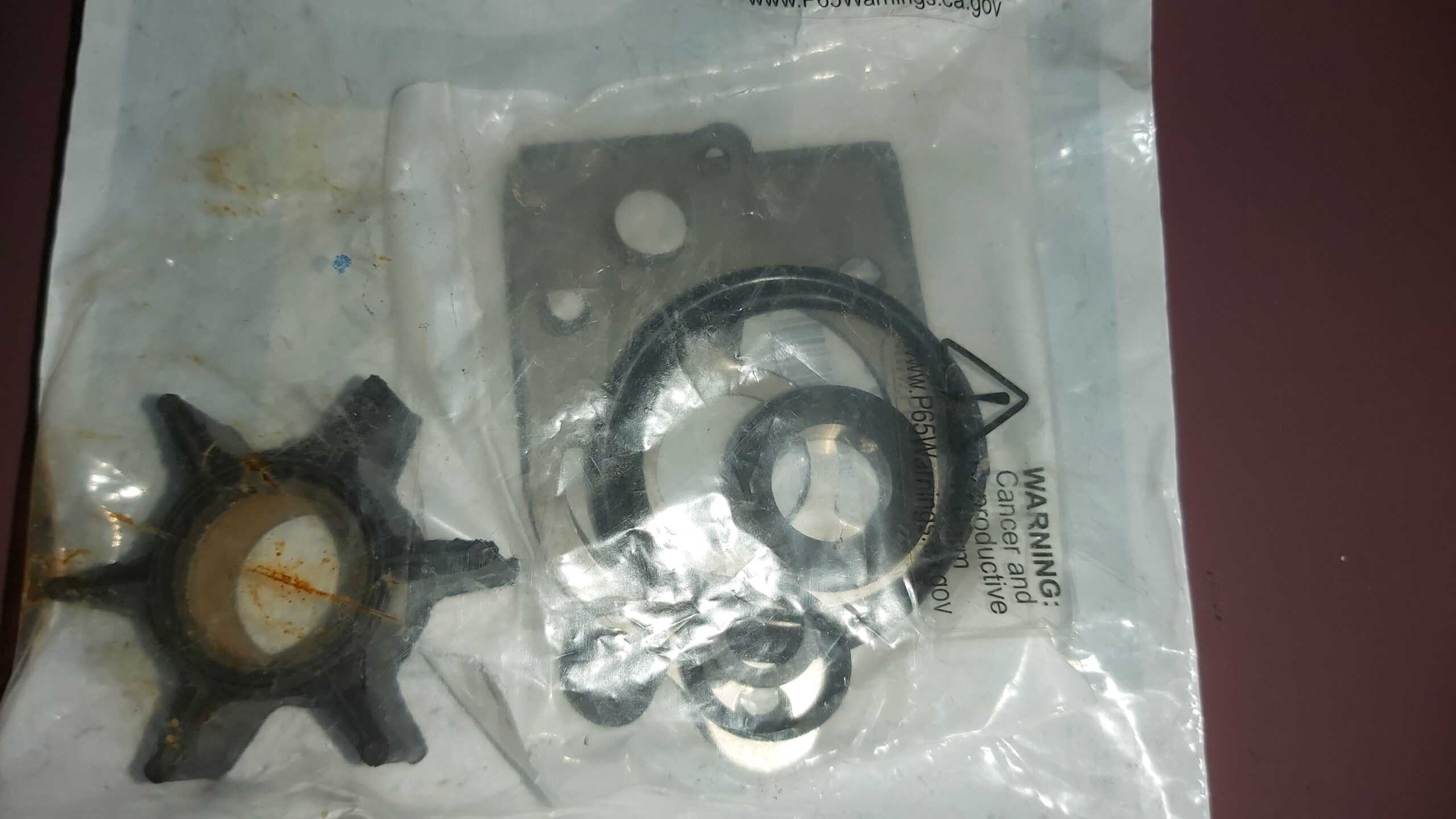Impeller Kit for Mercury Marine Engines Sierra 18-3207 Impeller Kit Replaces 47-89983Q1