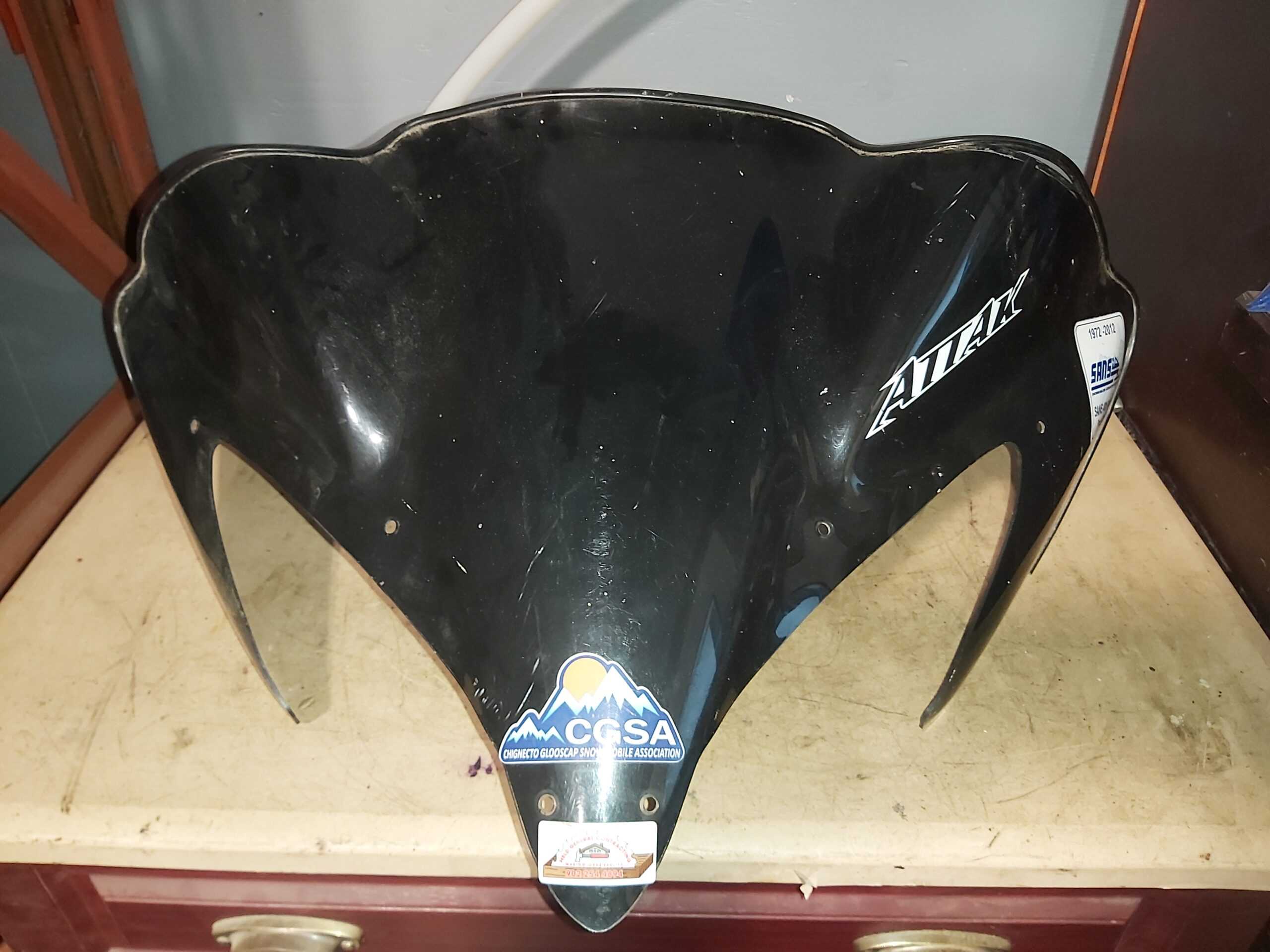 2007 YAMAHA APEX Windshield Black - Image 3