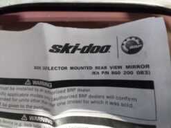Alternative view of 2011 + Ski Doo REV XP,REV XU Mirrors