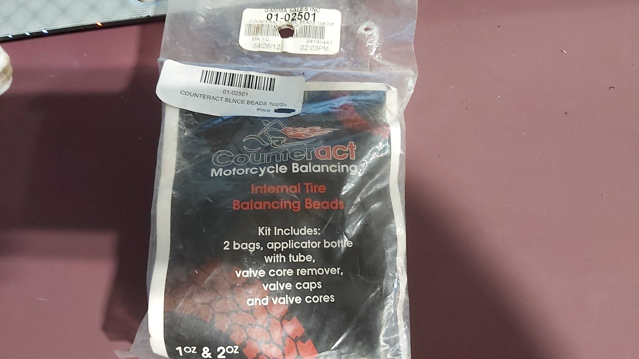 COUNTERACT BALANCE BEADS MOTORCYCLE KIT (KIT B) - Image 2