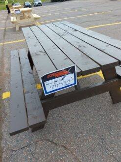 Stained Picnic Table