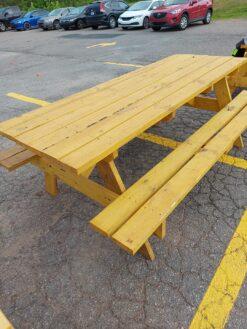 Stained Picnic Table - Image 3