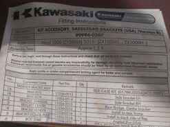 Alternative view of 2011 - 2013 Kawasaki Ninja 1000 Saddle Bag Brackets