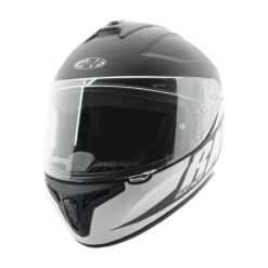 JRC RKT 8S ROCKET RACING FULL FACE HELMET XL WHITE/BLACK  ELECTRIC LENS