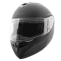 JRC RKT 20S ION SOLID FULL FACE HELMET SMALL - MATTE BLACK - DOUBLE LENS
