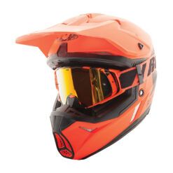 RC RKT 22S ROCKET RACING SNOWCROSS HELMET 2XL - ORANGE/BLACK