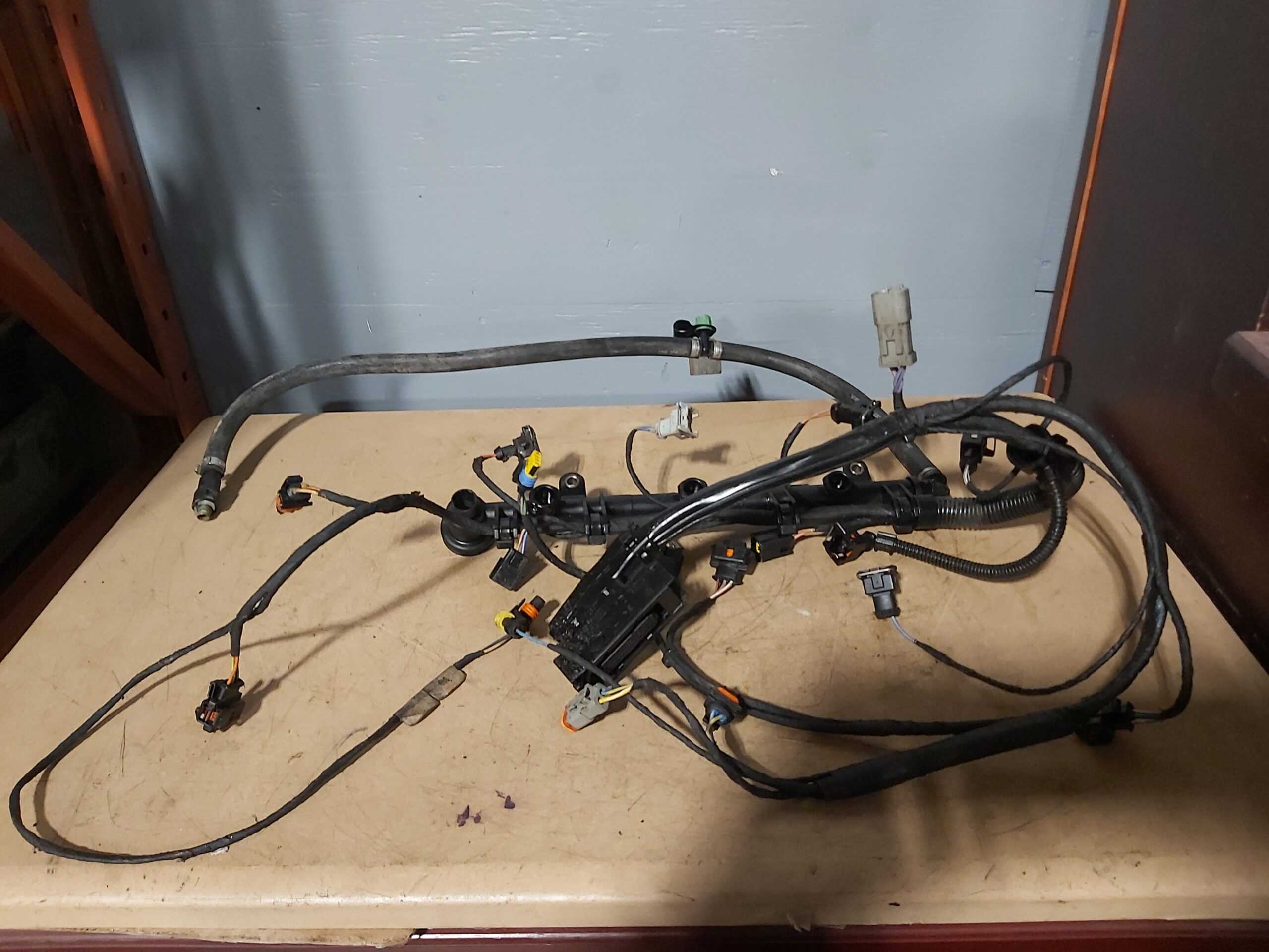 2003 - 2012 Sea Doo RXT,GTX,Speedster,Sportster,Challenger Fuel Rail With Wire Harness - Image 3