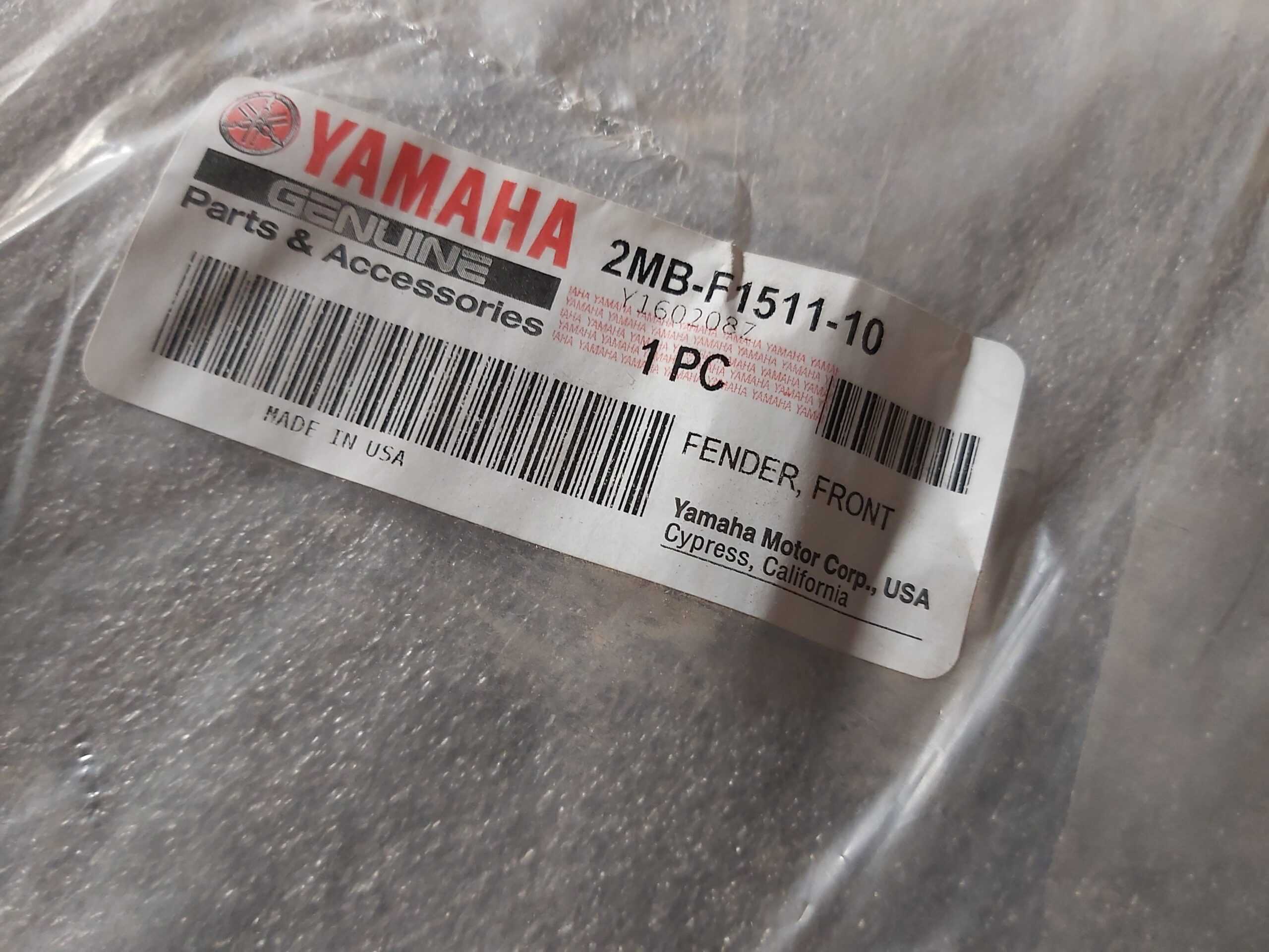 2016 Yamaha WOLVERINE R-SPEC Front Fender - Image 2