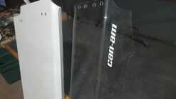 Can Am Flip Up Polycarbonate  Windshield (2 Piece )
