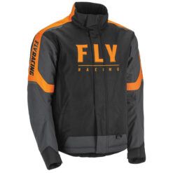 OUTPOST JACKET BLK/GRY/ORG LG