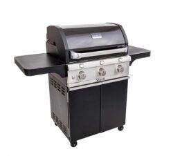 DELUXE BLACK 3-BURNER GAS GRILL - Image 3