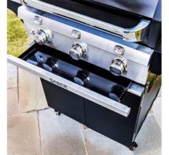 DELUXE BLACK 3-BURNER GAS GRILL - Image 5