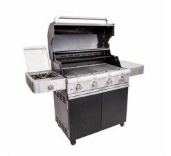 DELUXE BLACK 4-BURNER GAS GRILL - Image 4