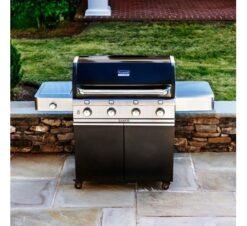 DELUXE BLACK 4-BURNER GAS GRILL - Image 6