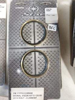 Yamaha Bolt Motorcycle Brass Turn Signal Bezels 1TP-F61C0-R0-00