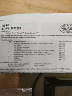 VICTORY OEM CROSS COUNTRY/CROSS ROADS/MAGNUM HID HEADLIGHT ASSY P/N 2877657 - Image 2