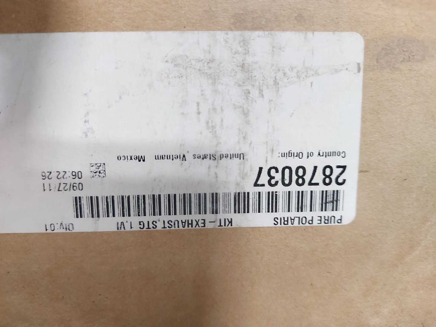VICTORY MOTORCYCLE STAGE 1 EXHAUST 2878037 MUFFLERS 2010 CROSS ROADS COUNTRY - Image 6