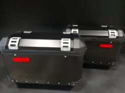 V-STROM 650: 2012 - 2016 Black Aluminum Side bag kit + mounting kit
