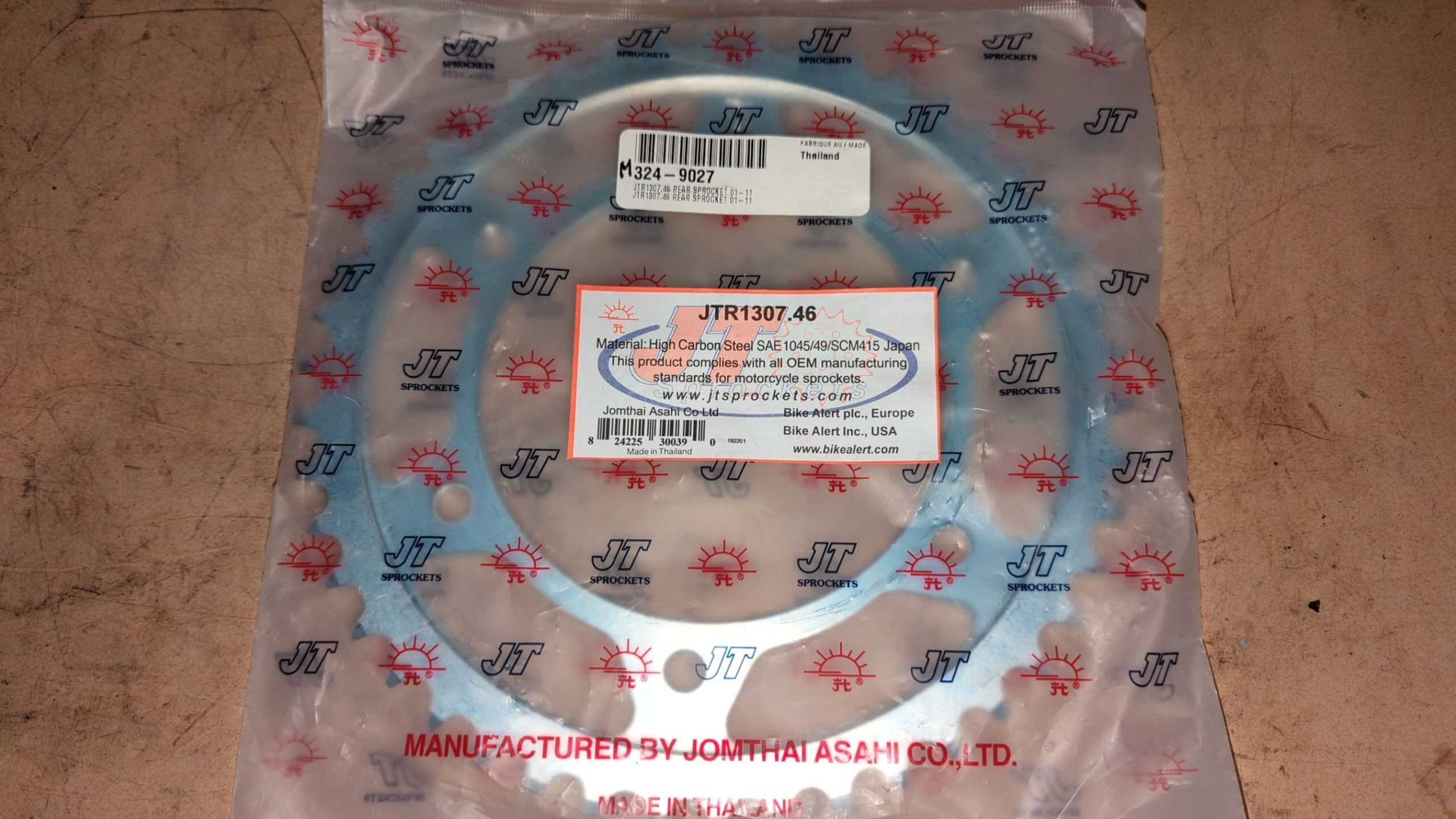 2001 - 2018 Honda CBR600F,CBR600RR JT Steel Rear Sprocket 46T (525) - JTR1307.46