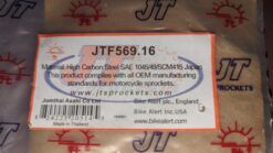 Multiple Years Kawasaki KDX,KLX,KX,DT / Yamaha IT,TT.WR,YZ,XV,YFA,YFM,YFZ JT Steel Front Sprocket 16T (520) JTF569.16