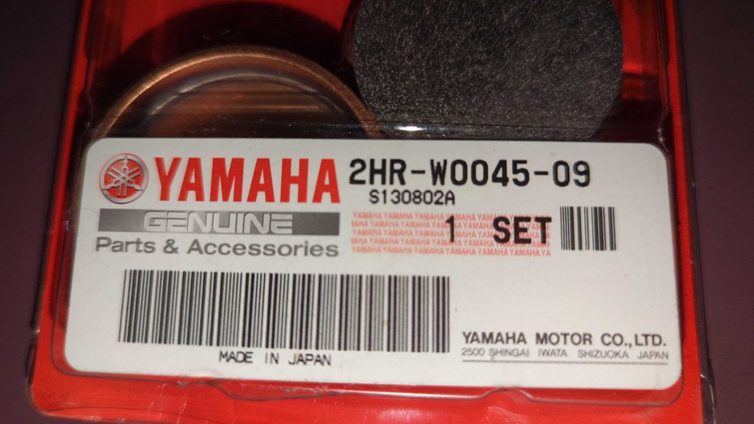 1980 - 1995 Yamaha Moto 4,YT,TRI-MOTO,Big Bear BRAKE PAD KIT 2HR-W0045-09-00 - Image 3