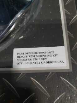 Suzuki C50, VL800 990A0-75072 Chrome Backrest Mounting Hardware - Image 2