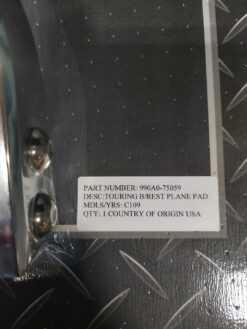Alternative view of Suzuki C50 990A0-75059 Chrome Touring Passenger Backrest