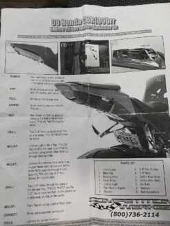 Alternative view of 08-14 CBR1000R LTD FENDER ELIMINATOR KIT