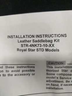 Yamaha STR-4NK73-10-00 Slant Saddlebag - Image 4